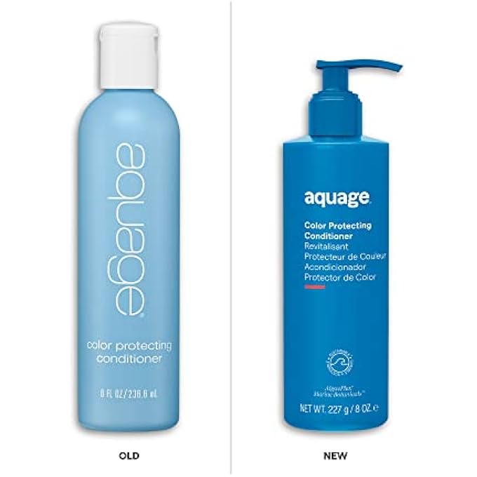 Aquage COLOR PROTECTING CONDITIONER, DEEP-PENETRATING MOISTURIZER SEALS IN HAIRCOLOR, INFUSED WITH NUTRIENT-RICH SEA BOTANICALS, RESTORES HAIR AND ADDS SHINE, 8 OZ - Image 2